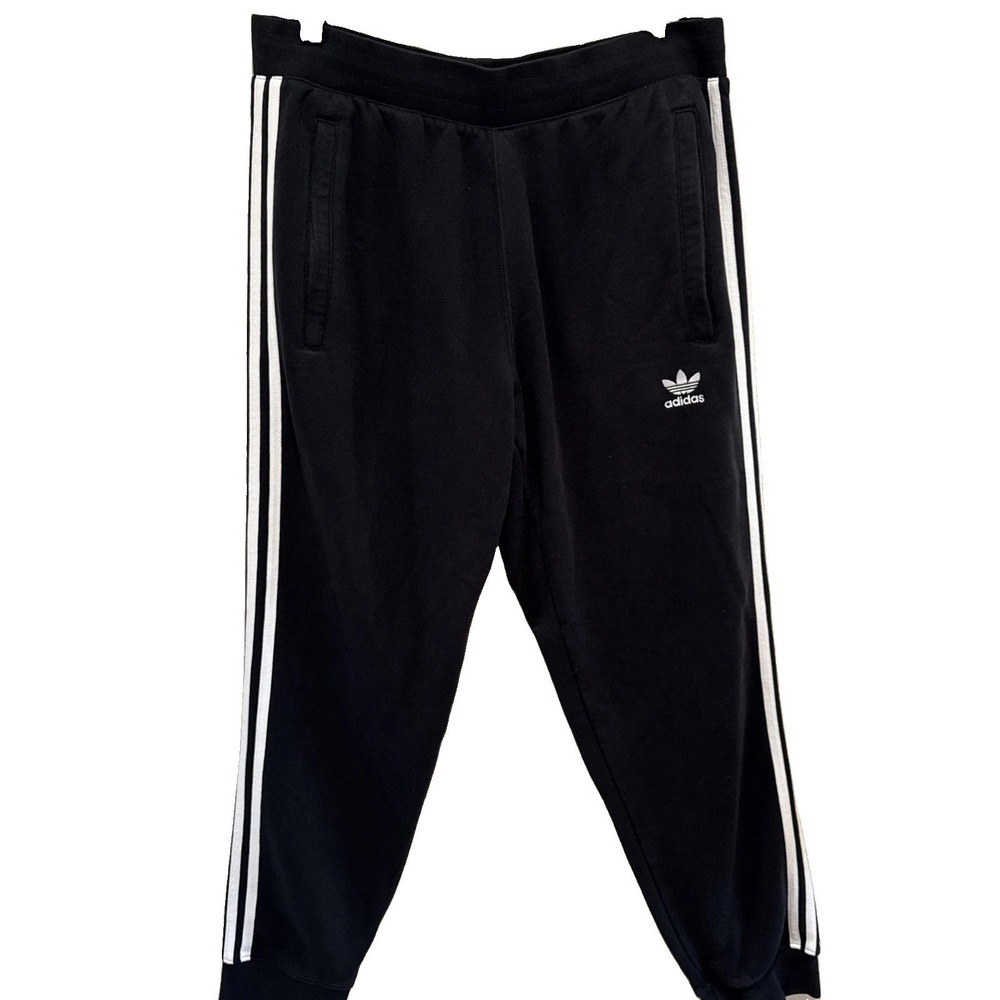 Adidas originals 3 stripe Wrap Stripe Joggers Pants track Size Mens M 32x30" EUC